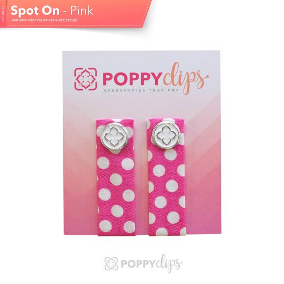 PoppyClips Spot On Pink - Picture 1 of 5